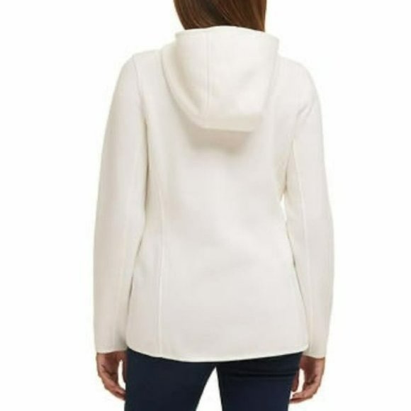 NWT Andrew Marc Cozy Hi-Low Soft Fleece Full Zip Hooded Jacket - Picture 8 of 10